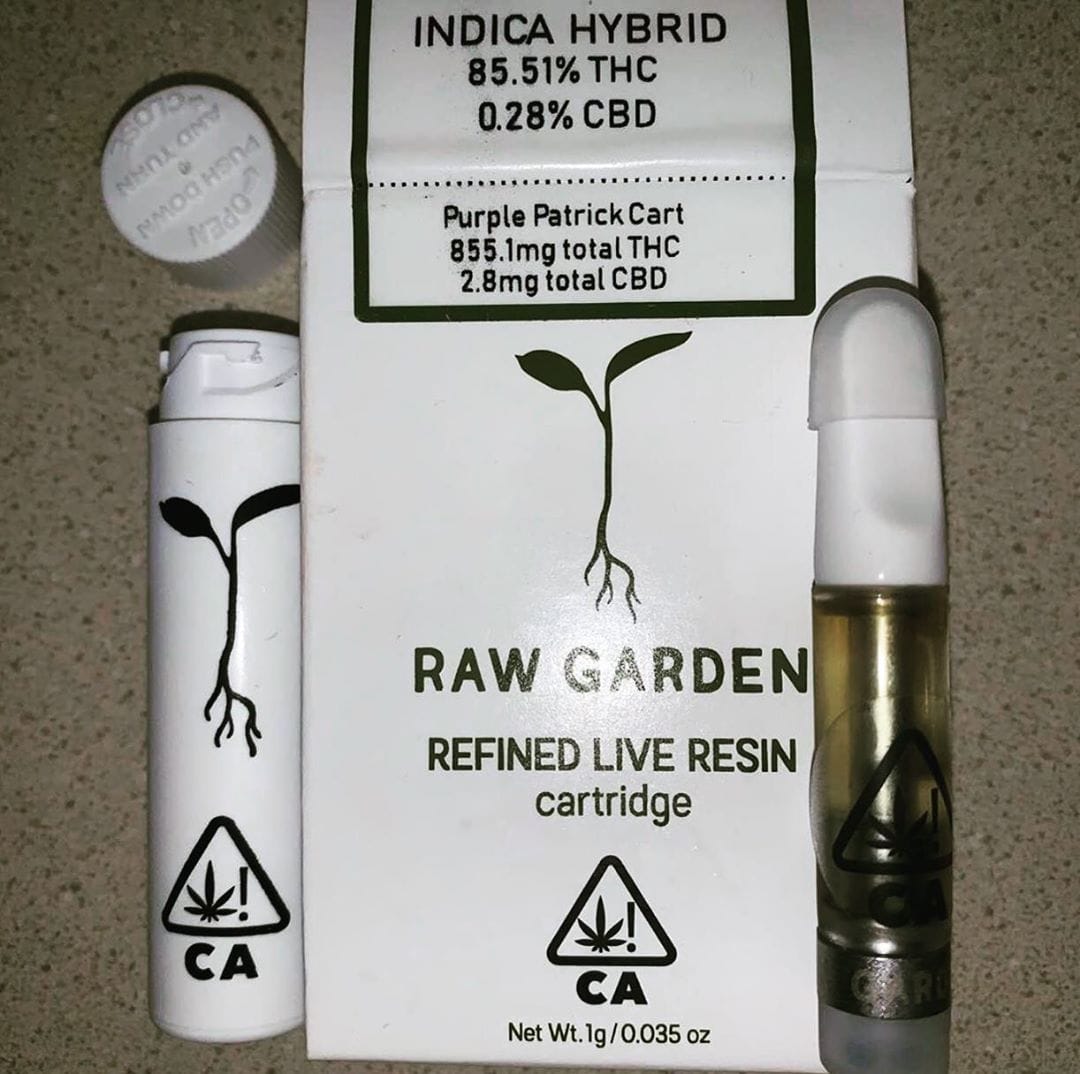 Raw Garden Buy Raw Garden Cart With Its Orignal Live Resin Refined Test